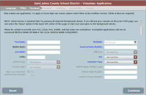 School Access Screenshot